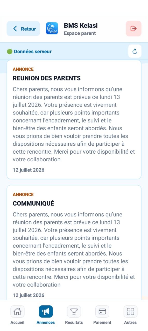 Alertes et communication BMS Kelasi